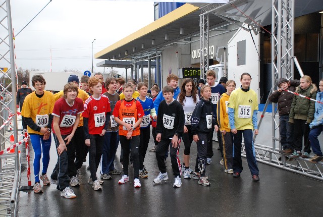 Startaufstellung zum letzten Lauf